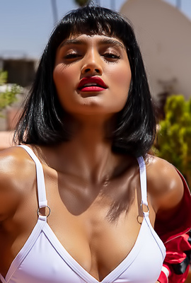 Hot And Tanned Model Angel Constance
